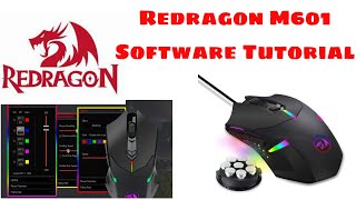 Redragon M601 Software Tutorial [upl. by Narret]