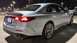 2025 MercedesAMG E 53 HYBRID 4MATIC Sedan NIGHT DRIVE and First Look [upl. by Newberry]