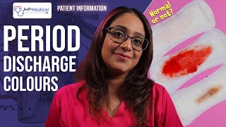 Is My Period Discharge Normal Pink Red Or Brown Discharge  Whats Normal [upl. by Letnoj]