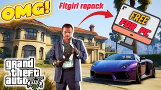 GTA V Fitgirl repack for PC and LAPTOP  💯 Working Free [upl. by Yrollam793]