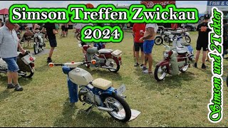 Simson Treffen Zwickau 2024 Mopeds Musik Spaß und Gute Laune [upl. by Ethelstan]