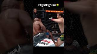 KHALIL ROUNTREE OBLIQUE KICK KO ufc mma kickboxing khalilrountree alexpereira fyp recommended [upl. by Anemix]