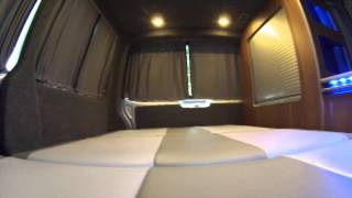 Premium Camper 360° Innenraum Innenausbau mit RocknRoll Bett [upl. by Ermin]