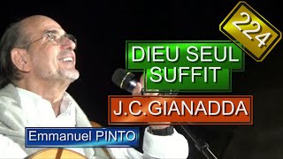 DIEU SEUL SUFFIT  JeanClaude GIANADDA  Instrumental avec les paroles  N°224 [upl. by Perseus821]