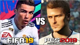 FIFA 19 vs PES 2019  Novedades y diferencias principales ¿Cual comprar [upl. by Pontius]