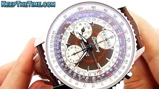 Breitling Navitimer Montbrilliant Datora Watch A2133012 [upl. by Nirek583]