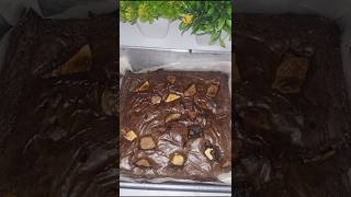 Double chocolate brownie order😍🥺 brownies cakes brownielovers shorts shorts feed tamil [upl. by Schatz]