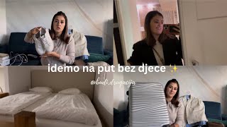 Vlog  pakovanje za kratko putovanje šta nosim i gdje idemo 🤪 [upl. by Anilrahc425]