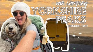 Vanlife YORKSHIRE  Van camping waterfall walking amp mountain hiking  Ep 2 [upl. by Nodnarg34]