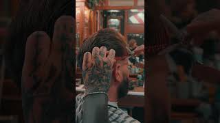 Classic Skin Fade Pompadour Transformation ✂️🔥 pompadour male style barber tutorial [upl. by Ardnoid630]