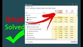 How to fix high Ram Memory usage in Windows 10 Easy Method [upl. by Nadab]