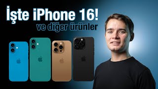 APPLE LANSMAN CANLI iPhone 16 ve diğer ürünler tanıtılıyor [upl. by Haswell405]