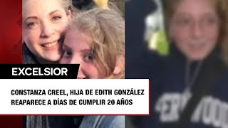 Constanza Creel hija de Edith González reaparece a días de cumplir 20 años [upl. by Reizarf20]