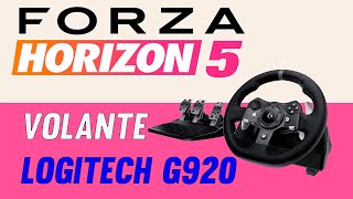 Prueba volante Logitech G920 Forza Horizon 5 [upl. by Adabelle]