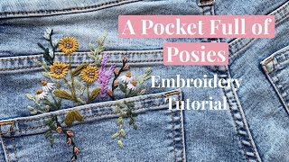 Embroidered Clothing A Pocket Full of Posies [upl. by Zuckerman]