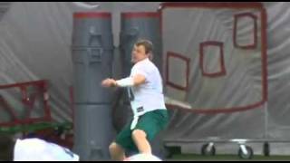 Chad Pennington Rapping to Eminem quotLose Yourselfquot [upl. by Annaigroeg893]