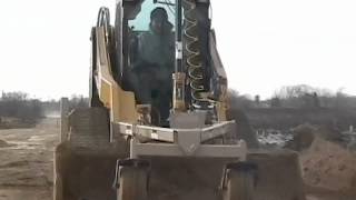 Level Best ParaLevel Skid Steer Laser Grading Box with GPS [upl. by Arinaj]