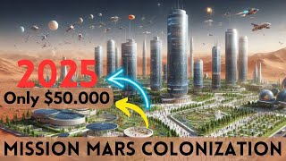 quotElon Musks My 50000 Mars Colony for 2025quot [upl. by Marna]