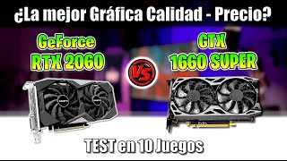 ✅ GTX 1660 SUPER vs RTX 2060 ✅ TEST en 10 JUEGOS 🔴 ¿CUÁL ES MEJOR 🔴 [upl. by Eilrebma]