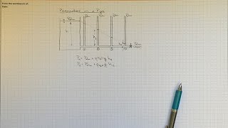 Piezometer Tubes on a Pipe [upl. by Cory]