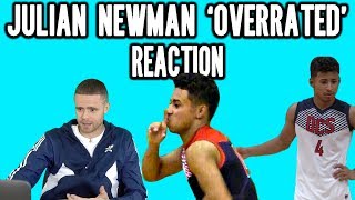 The Professor Reacts to Julian Newman Overrated Game [upl. by Nitsoj621]