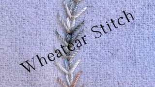 Easy Wheatear Stitch For Everyone [upl. by Ahsinwad]