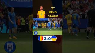 Romania 30 Ucraina💙💛❤️Euro2024 shorts football euro2024 romania ukraine victory [upl. by Einneg972]