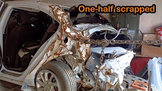 From Wreck to Resurrection Extraordinary Accident Car Restoration a Horrible Recycling Story [upl. by Alel]