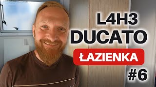 Ducato L4H3 Zabudowa odc 6 Laminowanie i łazienka [upl. by Oicirtap]