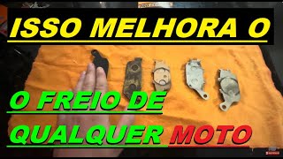 CONSIDERADA A MELHOR PASTILHA DE FREIO PARA MOTO MELHORA O FREIO ceramica [upl. by Marcie]