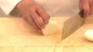 Preparing an Onion Part 1 for Chinese cooking [upl. by Keffer559]