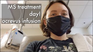 vlog treatment day for multiple sclerosis  ocrevus infusion [upl. by Nawak215]