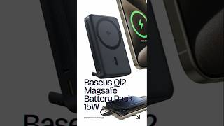 Baseus 15W MagSafe Battery Pack – 10000mAh Power Bank with 45W Fast Charging USBC amp Smart Display [upl. by Neeliak]