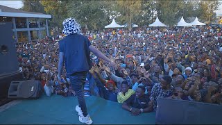 Marioo Naogopa ft harmonize live performance in mbeya [upl. by Leilani]