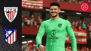 Athletic Bilbao vs Atletico Madrid • Copa Del Rey 202324 Full Match Gameplay [upl. by Patt]