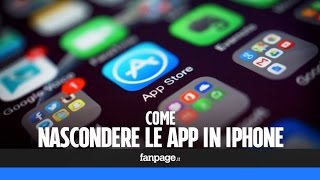 Come nascondere le app in iPhone senza jailbreak [upl. by Drape657]