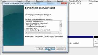 Windows 7 Partitionen erstellen und löschen [upl. by Sonni]