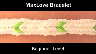 Rainbow Loom® MaxLove Bracelet [upl. by Diraf]