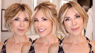 4 Ways to Style a Short Bob Haircut  Dominique Sachse [upl. by Ivatts]