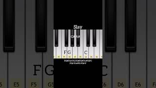 SLAY  Eternxlkz  Piano Tutorial 🎹 [upl. by Gian]