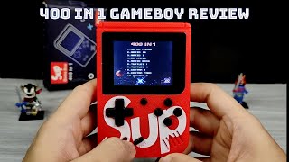 400 in 1 Gameboy Classic NES Games Unboxing and Full Review [upl. by Stucker]