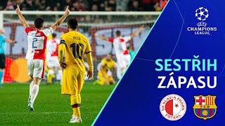 SESTŘIH UCL  Slavia  Barcelona 12 [upl. by Adnilasor]