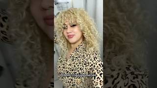 Blonde Transformation 👸🏼 blonde curlyhair hairdye hairtransformation haircolor hair curls [upl. by Bjork679]