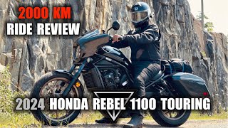 2024 Honda Rebel 1100 Touring DCT  Ride Review [upl. by Deborath27]