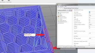 RepetierHost 切層軟件教學  第五課 infil and speed [upl. by Areip]