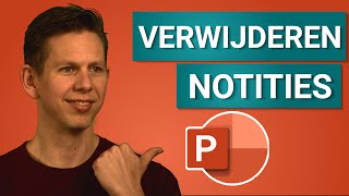 Zo verwijder je snel je PowerPoint notities vóór het delen [upl. by Chavaree]