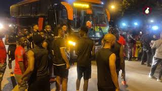 AFCON 2023 THE TEAM SPENT SOME FEW MOMENTS WITH GHANAIAN SUPPORTERS AFTER TRAINING [upl. by Ahsirat]