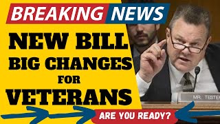 NEW VETERANS BILL  BIG CHANGES TO VA disability compensation benefits [upl. by Ashlee]