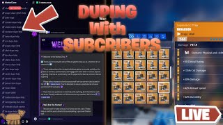 🔴Live🔴 DUPING WITH SUBS ON SAVE THE WORLD Trap Giveaway [upl. by Ylloh367]