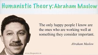 Psychology  Humanistic Theory of Personality  Abraham Maslow [upl. by Fante]